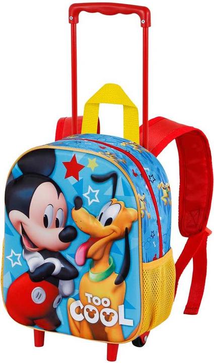 Produktbild Karactermania Mickey Mouse Pal-Small 3D Backpack with Wheels, Blue, 26 x 34 cm, Capacity 12.5 L (12.50 l)