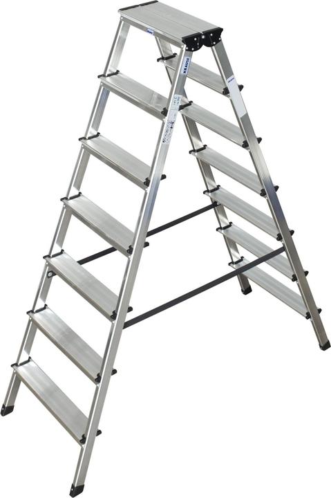 Krause Aluminium dubbele trapladder (Trapladder, 165 cm)