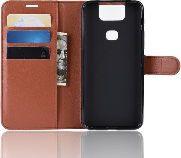 Actual product image MU Classic Litchi Leather Bookcover Series (Asus Zenfone 6)