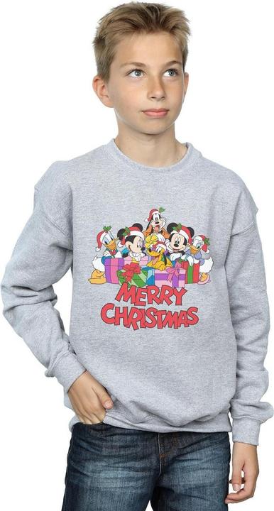 Actual product image Disney Boys Mickey Mouse And Friends Christmas Sweatshirt (116)