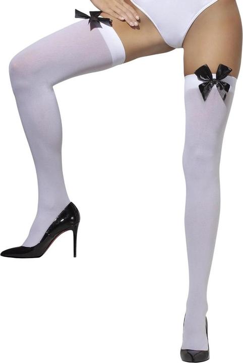 Actual product image Fever Womens/Ladies Bow Opaque Hold Up Stockings