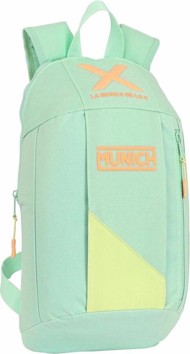 MunichSport Kinderrucksack Munich Sunset Mini Gelb Hellgrün (22 x 39 x 10 cm) (10 l)