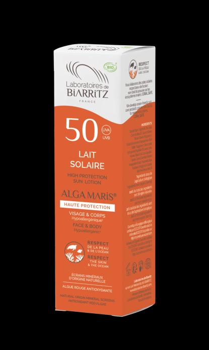 Actual product image Laboratoires de Biarritz Sun Milk (Suntan lotion, SPF 50, 100 ml, 168 g)