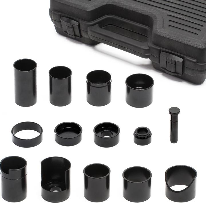 Image du produit Wiltec Set Extracteur Douilles 14 pièces Presse d’atelier Palier Charge de propulsion Patin de serrage