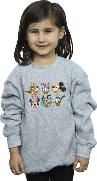Produktbild Disney Mickey Mouse And Friends Faces Sweatshirt Mädchen (128)
