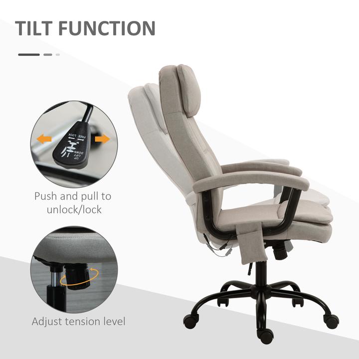 Actual product image Vinsetto Office chair with massage function