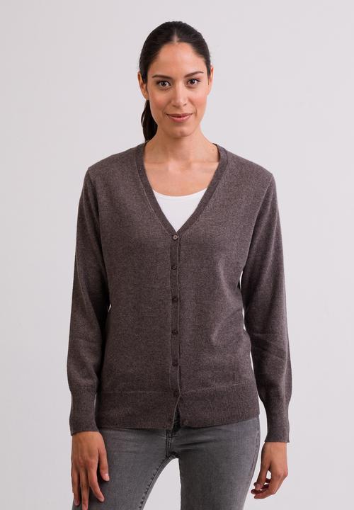 Actual product image Cash-Mere Kaschmir Cardigan V-Ausschnitt (XXL)