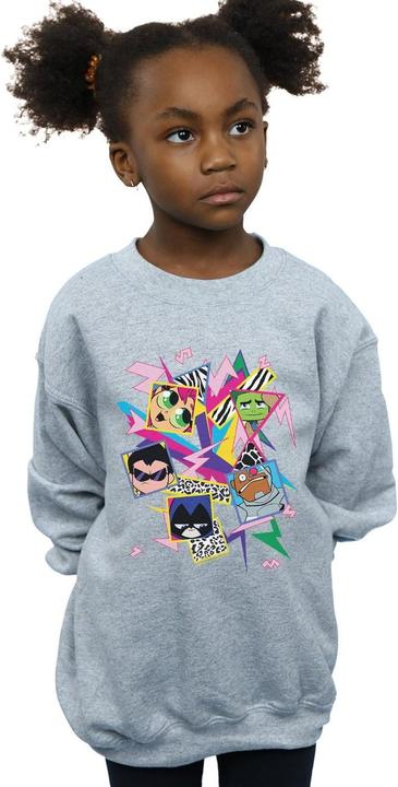 Immagine prodotto Teen Titans Go 80s Icons Felpa Ragazze (152, 158)