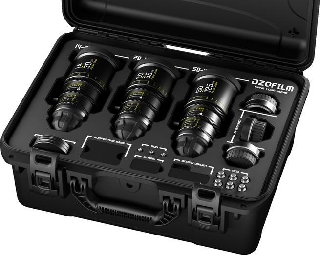 Image du produit Dzofilm Kit 3 objectifs Pictor Zoom (14-30/20-55/50-125 T2.8) (Arri PL, APS-C / DX)
