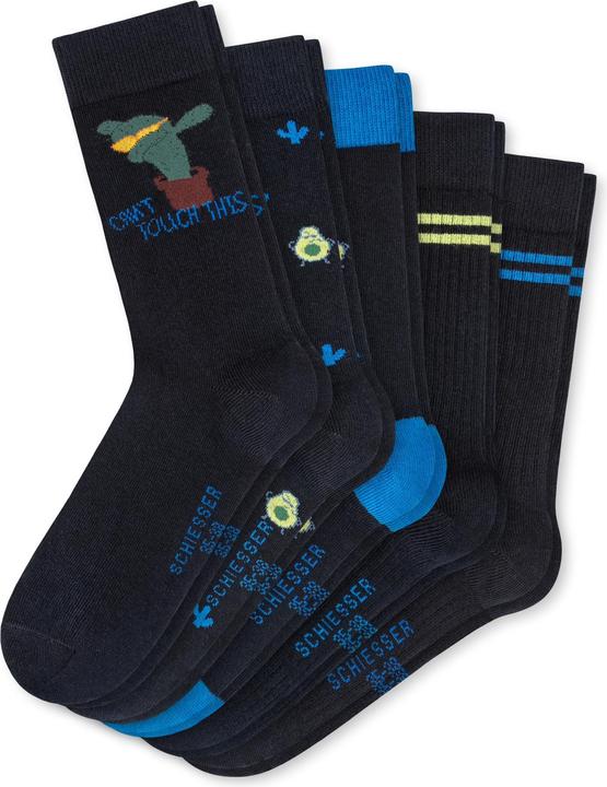Produktbild Schiesser 5er Pack Kaktus Kindersocken Jungen (5er Pack, 39 - 42)