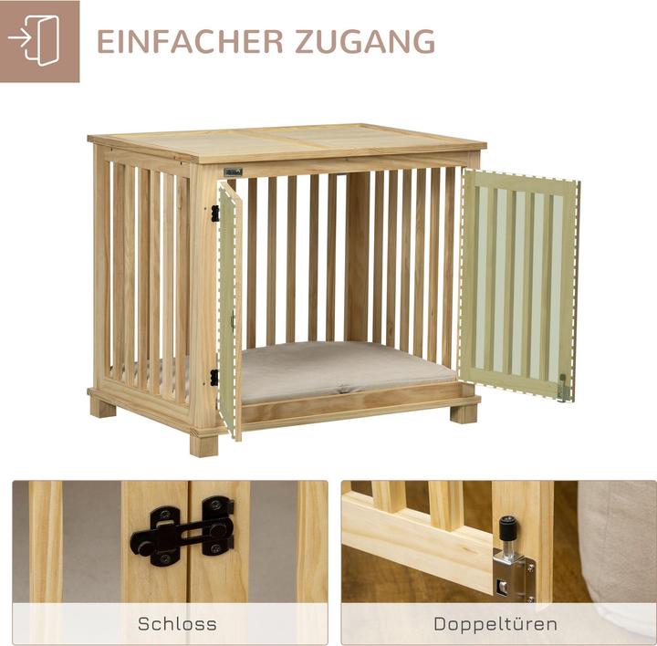 Actual product image PawHut Dog cage with cushion (Dog kennel)