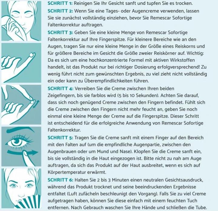 Produktbild Remescar Sofortige Faltenkorrektur (Crème, 8 ml, Tag)