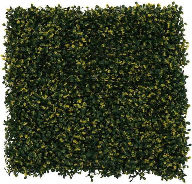 Image du produit Mendler Dalles murales HWC-L78, pare-vue brise-vent pour terrasse/balcon, 4x 50x50cm chaque = 1m² - Bu (49 cm)
