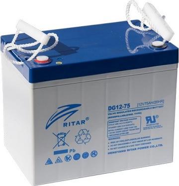 Immagine prodotto Ritar Batteria GEL DG12-75 (12 V, 75 Ah)