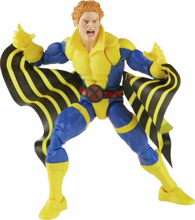 Actual product image Hasbro X-Men 60th Anniversary Marvel Legends pack 3 figurines Gambit, Marvel's Banshee, Psylocke 15 cm