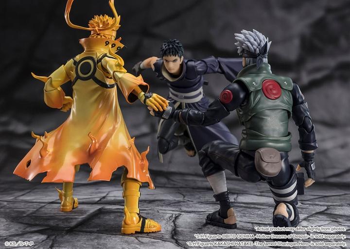 Immagine prodotto Bandai Naruto figurine S.H. Figuarts Naruto Uzumaki (Kurama Link Mode) - Courageous Strength That Binds - 1