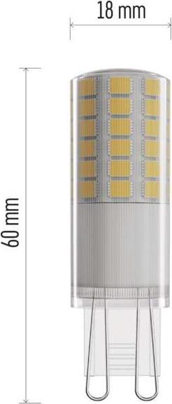 Actual product image Emos Classic LED lamp (G9, 4.20 W, 470 lm, 1 x, E)