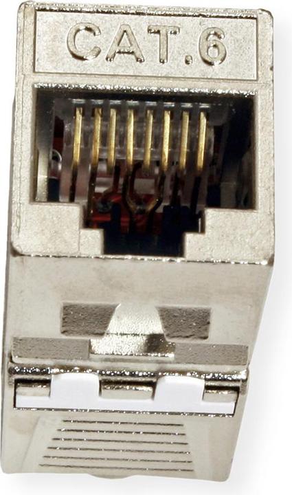 Produktbild Roline C6 Keystone STP180°,werkzeuglos (S/STP, CAT6, 0.04 m)