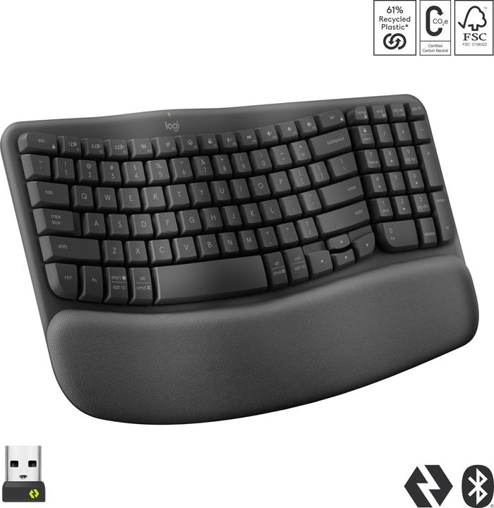Produktbild Logitech Wave Keys for Business (CH, Kabellos)
