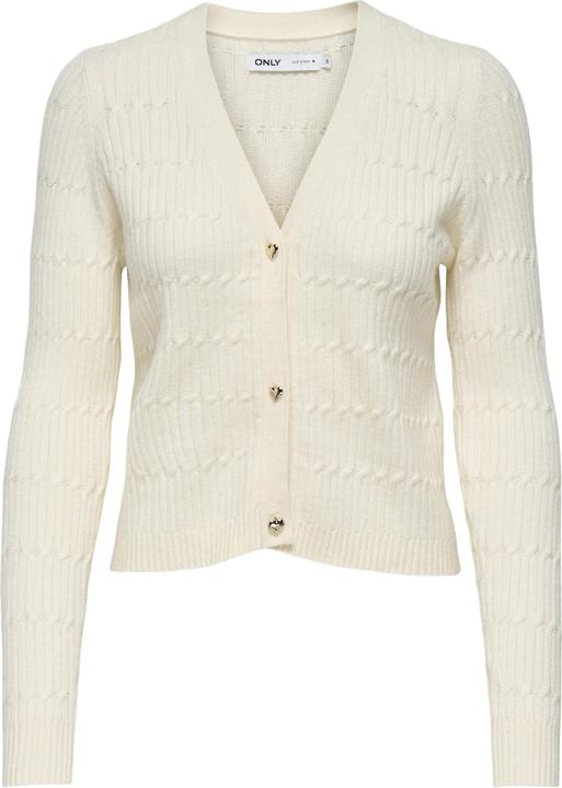 Only Onlkatia Ls Cable V-Neck Cardigan Kntnca