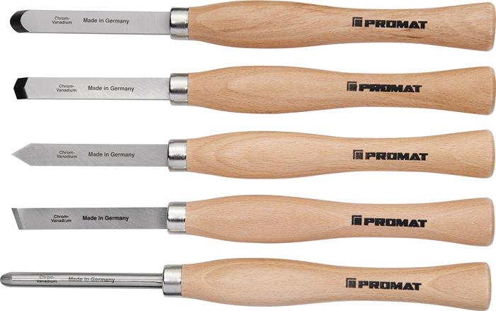 Actual product image Promat Woodturning chisel set (100 mm)