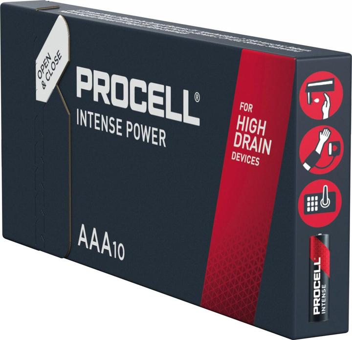 Image du produit Duracell Pile alcaline, Micro, AAA, LR03, 1.5V (10 pcs, AAA, 1222 mAh)