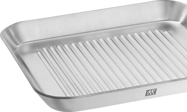 Actual product image Zwilling Grillpfanne unbeschichtet (24 cm, Grill pan, Stainless steel)