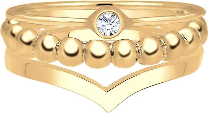 Produktbild Elli Ring Set, Solitär-Ring (52, 925 Silber)