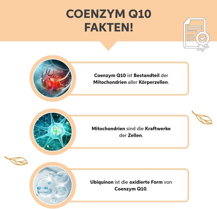 Produktbild Eltabia Coenzym Q10 Kapseln | 200mg Hochdosiertes Vegan Premium Ubiquinon (100 Stück, Kapseln)