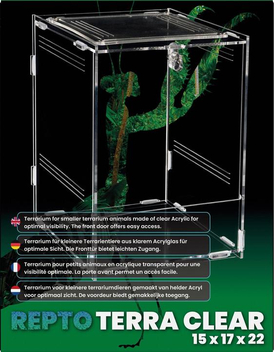 Image du produit Repto Plant Terrarium Plexi, 15 x 17 x 22 cm