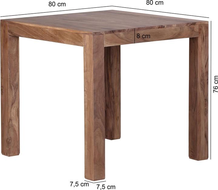 Image du produit FineBuy Zoe (80 x 80 x 76 cm)