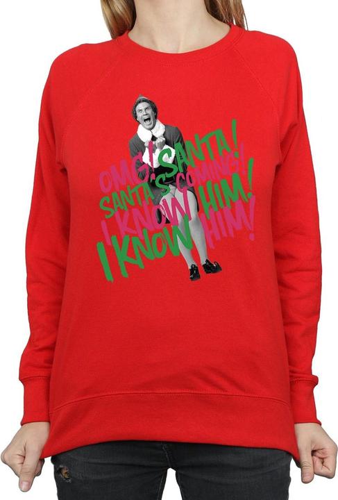 Immagine prodotto Elf Santa's Coming Felpa Donna (L)
