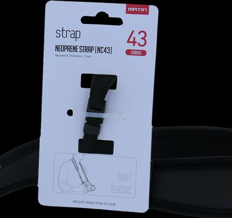 Actual product image Matin Carrying Strap de Luxe Round Neoprene 43 mm M-6780H
