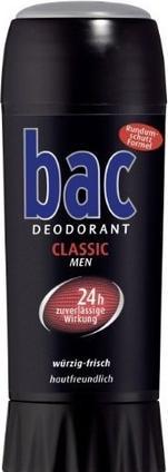 BAC Classic Men 24H Deodorant Stick (Stick, 40 ml)