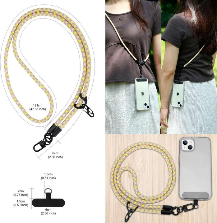 Actual product image Cadorabo Chain case for LG OPTIMUS G PRO 2 necklace cover adjustable