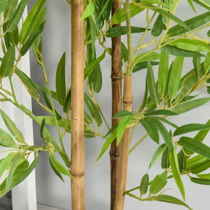 Actual product image Swisshandel24 Artificial Bamboo Artificial Plant Decoration Artificial Tree Decoration 120cm (120 cm)