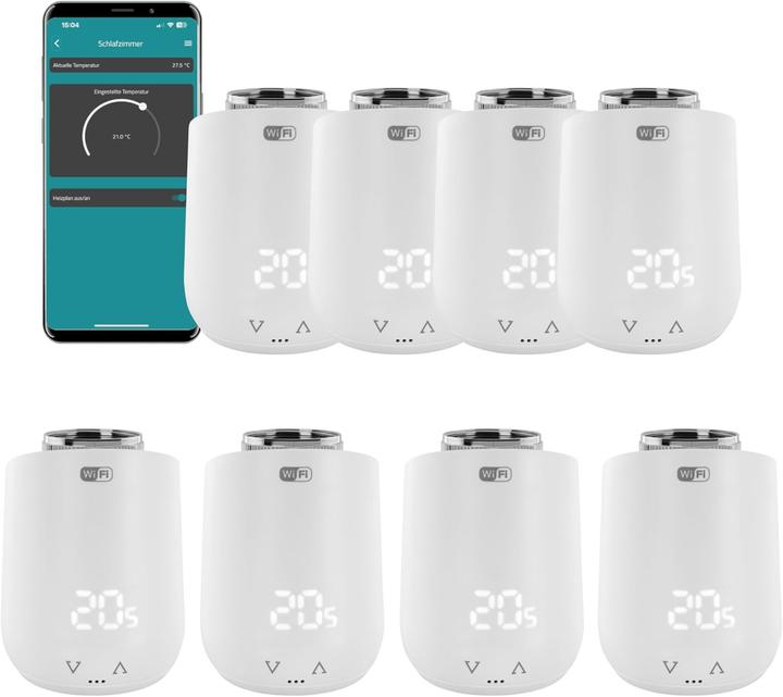 Immagine prodotto Eurotronic 8er Set Comet WiFi Heizkörperthermostat