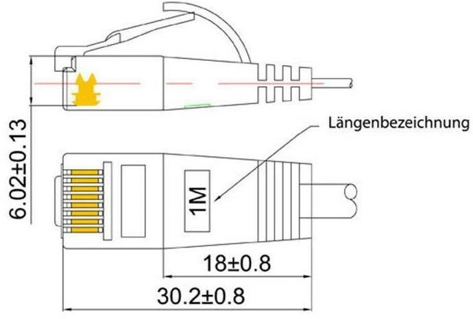 Actual product image Wirewin Network cable (UTP, CAT6, 3 m)