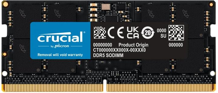 Crucial CT16G48C40S5 (1 x 16GB, 4800 MHz, DDR5 RAM, SO-DIMM)