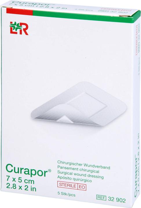Produktbild Lohmann & Rauscher Curapor Wundverband steril 7x5cm, 5 St PFL (5 x)
