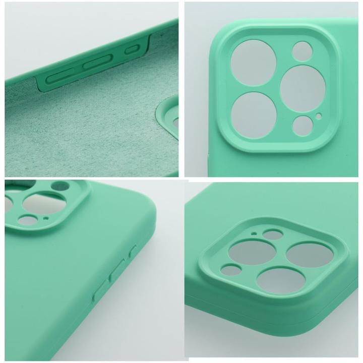 Actual product image OEM Back panel cover Case SILICONE 2mm for IPHONE 13 mint (Apple iPhone 13)