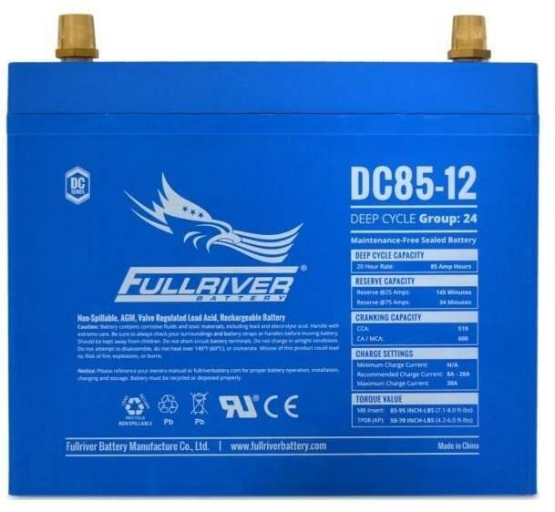Produktbild Fullriver AGM-Batterie DC85-12 (12 V, 85 Ah)