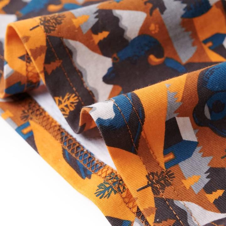 Produktbild VidaXL Kinderpyjama mit Langen Ärmeln Cognac 116,Material: 100 (116)