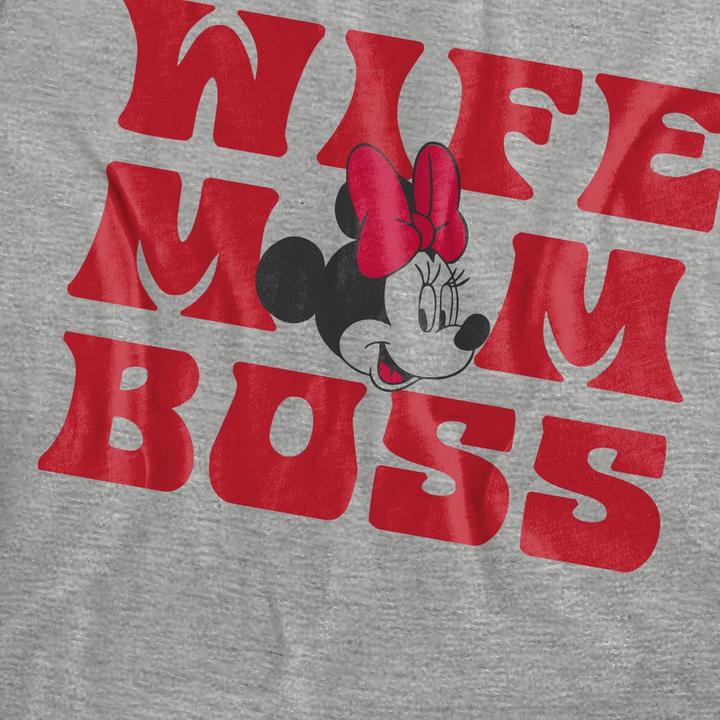 Produktbild Minnie Mouse Wife Mom Boss TShirt (S)