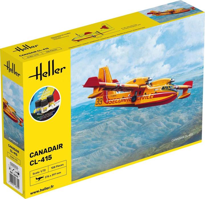Actual product image Heller STARTER KIT Canadair CL-415
