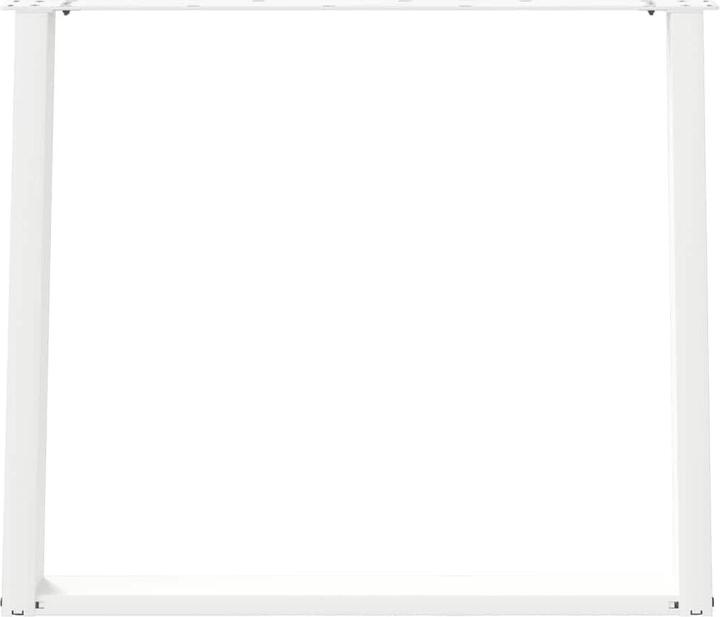 Immagine prodotto VidaXL Gambe del tavolo da pranzo a U 2 pz. Acciaio bianco 100x(72-73) cm