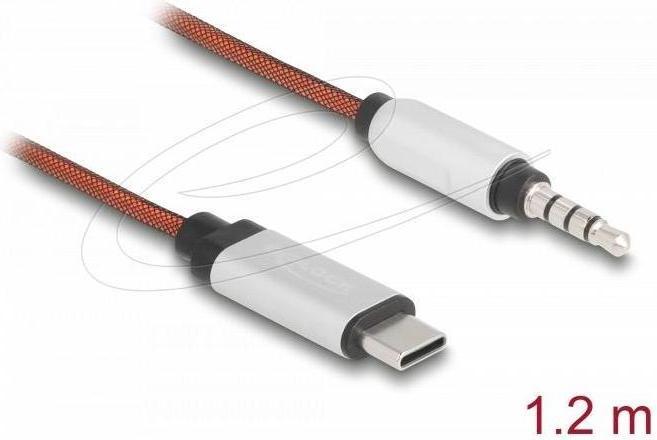 Produktbild Delock AUX Kabel USB Type-C Stecker zu Klinkenstecker 3,5 mm (1.20 m, USB)