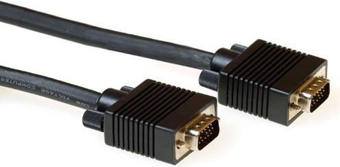 Actual product image VGA connection cable male-male black 3 m 3m VGA (D-Sub) VGA (D-Sub) Black VGA cable (3 m, VGA)