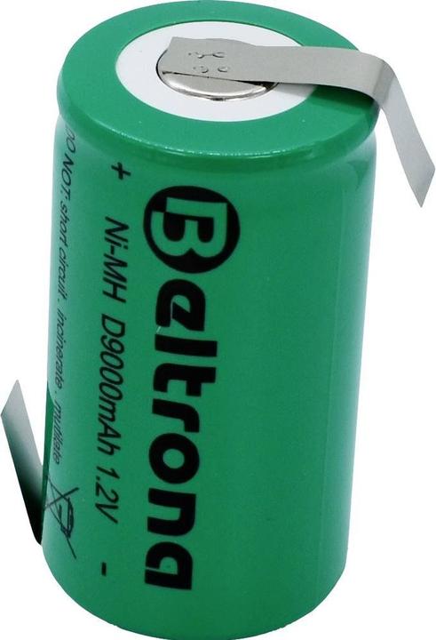 Produktbild Beltrona D9000 Spezial-Akku Mono (D) Z-Lötfahne NiMH 1.2 V 9000 mAh (1.20 V, 9000 mAh)