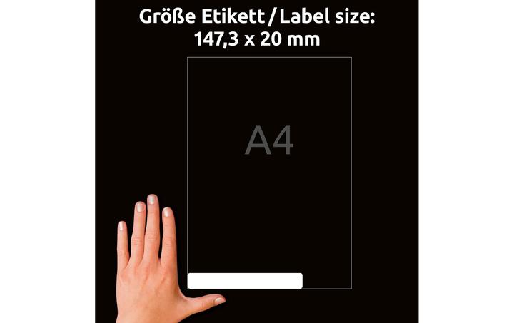 Actual product image Avery Video labels